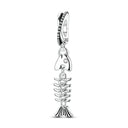 Sterling Silver Charm Pendant Sun