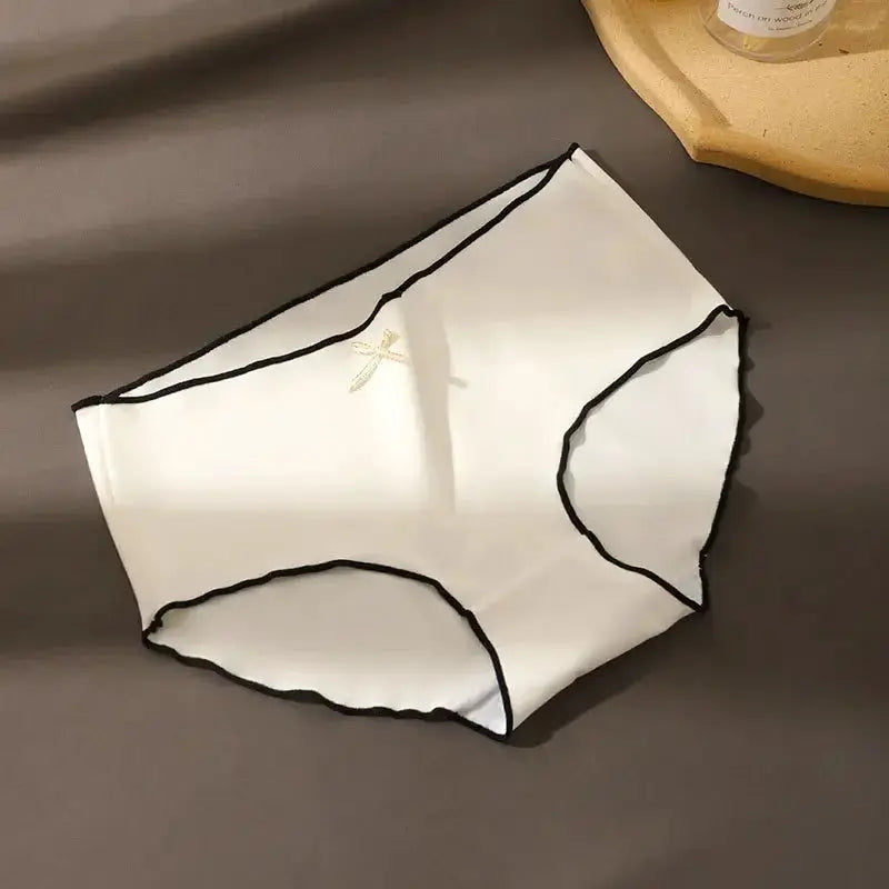 3 Pack Womens Antibacterial Ice Silk Seamless Underwear