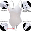 Lace Bodysuit with Tummy Control & Built-in Bra Slimming