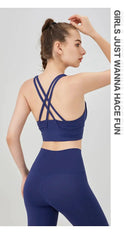 Breathable Sports Bra for Yoga Workouts