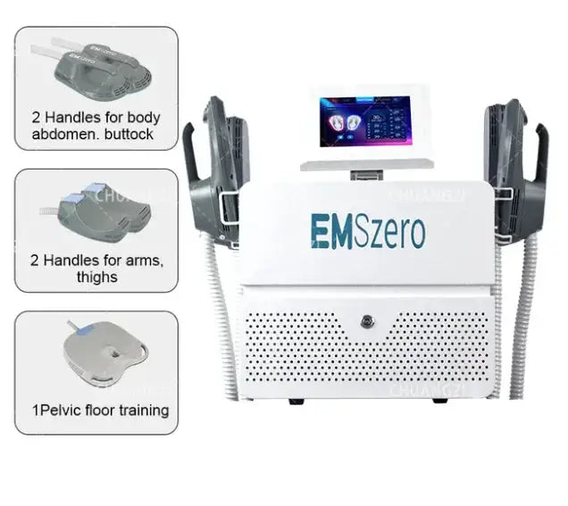 EMSzero Sculpt Machine 15Tesla 6500w EMS RF Fat Slimming Burning Muscle Stimulation Body Sculpting 15 Electromagnetic Therapy