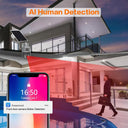 AI-Powered Solar Security Camera with Color Night Vision