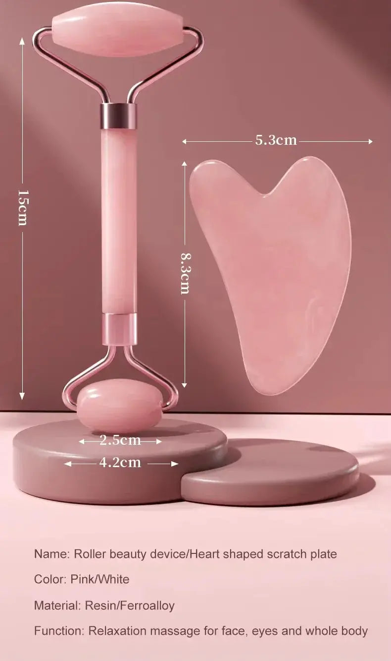 Crystal Resin Facial Roller for Face Neck and Eye Skincare