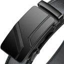 Men's Automatic Buckle Belt - Stylish PU Leather