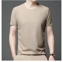 Waffle Tee for Men Breathable Comfort