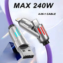 Usb C Cable - 240W Pd Fast Charge Wire