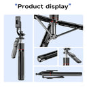Meuyag Long Selfie Stick Tripod Bluetooth Remote