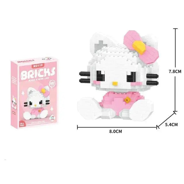 Sanrio Kuromi And My Melody Building Block Figure Set Gift