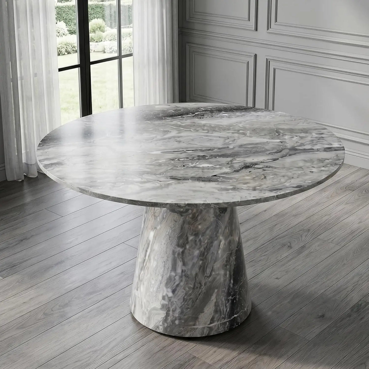 Wooden Round Dining Table