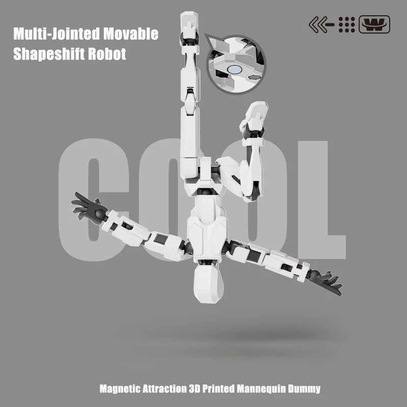 Magnetic Articulated Shapeshift Robot Figure