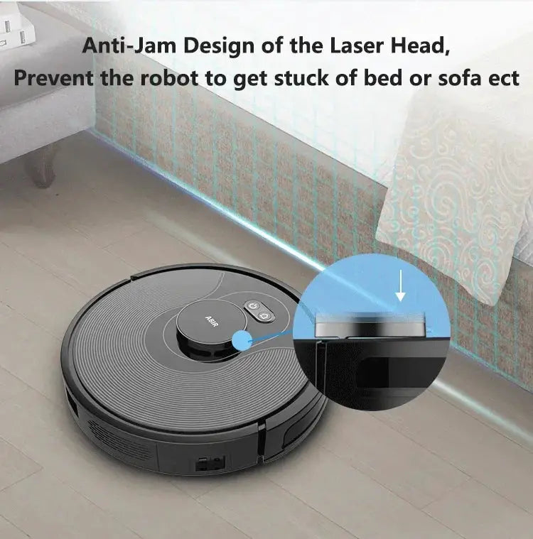 ABIR X8 High End Robot Vacuum UV Cleaner With Big Dust Tank - OurLum.com