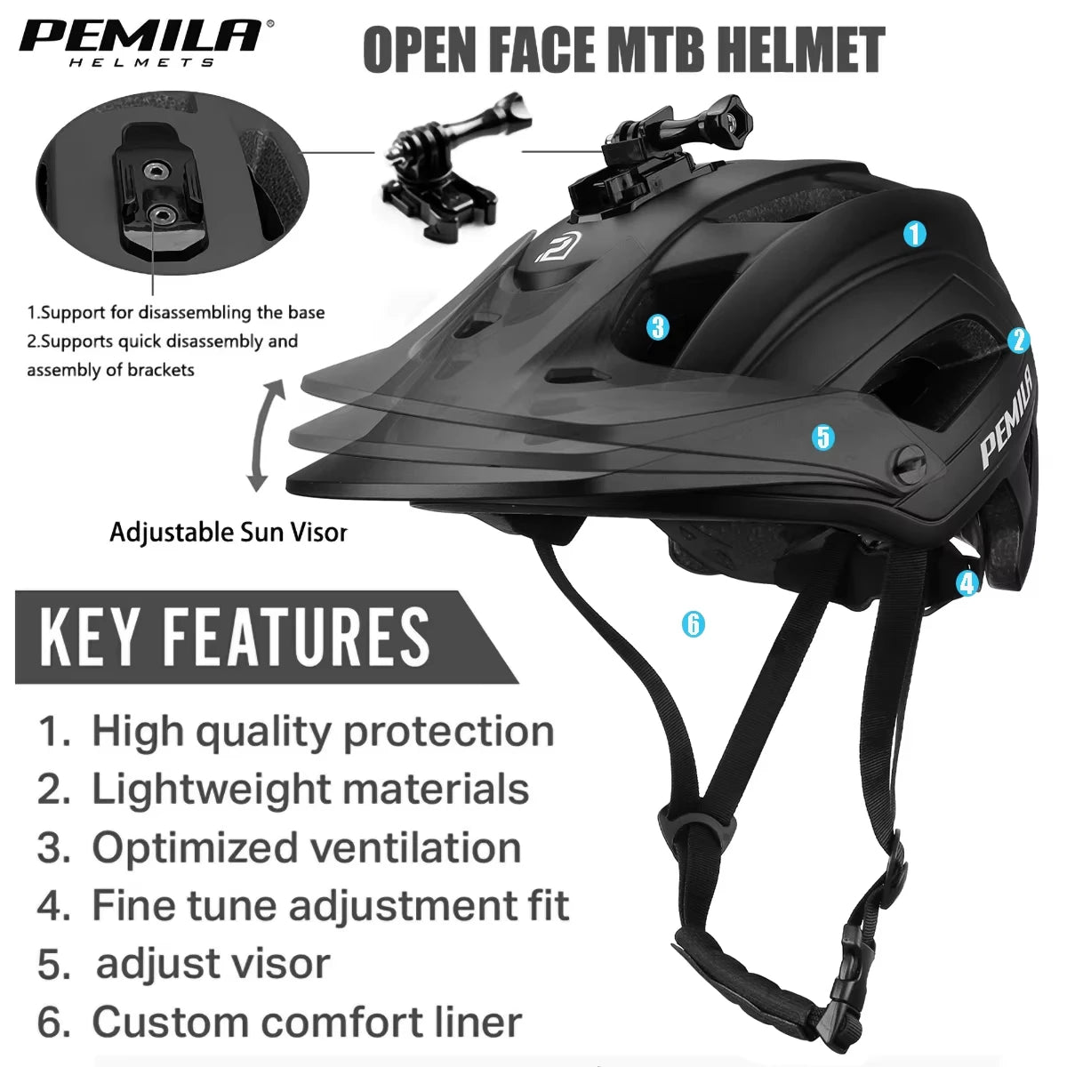 Pemila Cycling Helmet Four Seasons