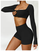 Yoga Suit Sports Set Women Quick-Drying Gym Set 2PCS