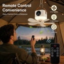 Portable USB Hanging Ceiling Fan Ideal for Dorm Rooms and Outdoor Adventures