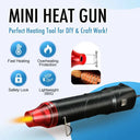 Mini Heat Gun - Adjustable Temperature Control