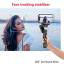 360 Rotation Following Shooting Mode Gimbal Stabilizer Selfie Stick Tripod For iPhone Smartphone Live Photography
