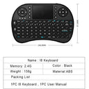 Ergonomic Wireless Mini Keyboard for TV