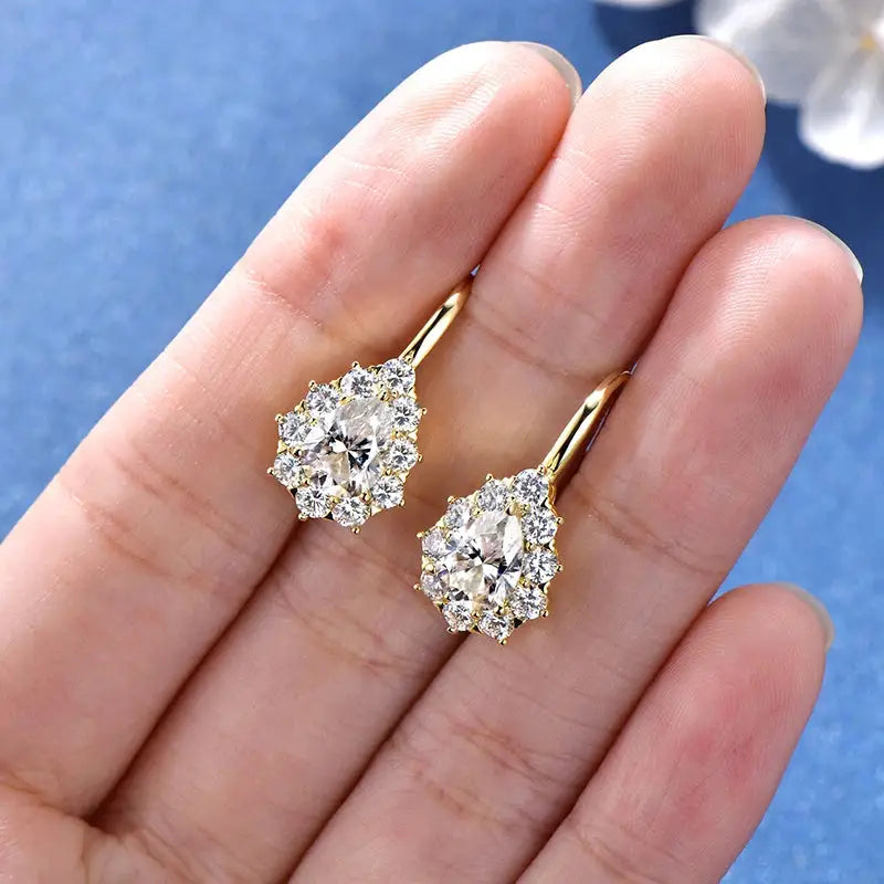 Oxtao Gold Moissanite Clip Earring — product image 7