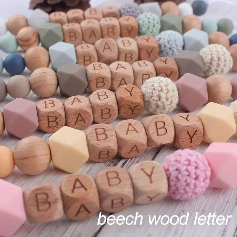 Personalized Baby Pacifier Holder Teething Relief Safety