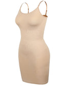 Seamless Women's Tummy Control Full Slip Body Shaper Dress