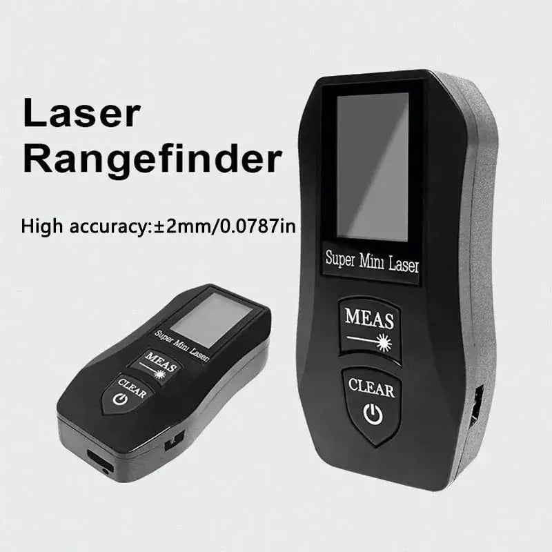 Portable Mini Laser Rangefinder, High-precision Laser Rangefinder. USB Charging, Suitable For Indoor Decoration, 40M