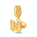 Charm Beads Sterling Silver Golden