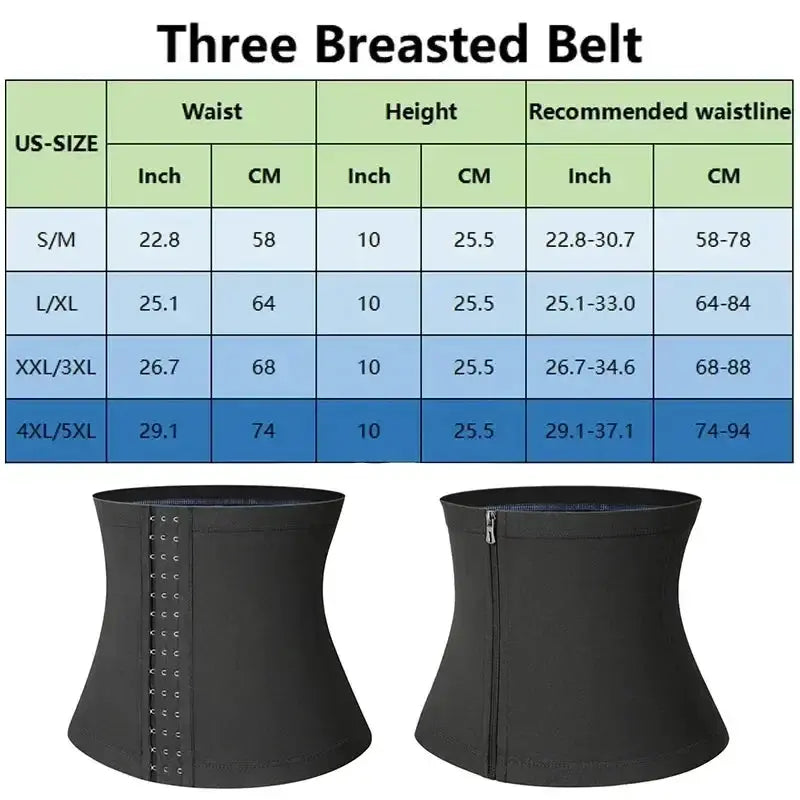 Mens Sauna Sweat Belt Thermo Control Slimming Girdle