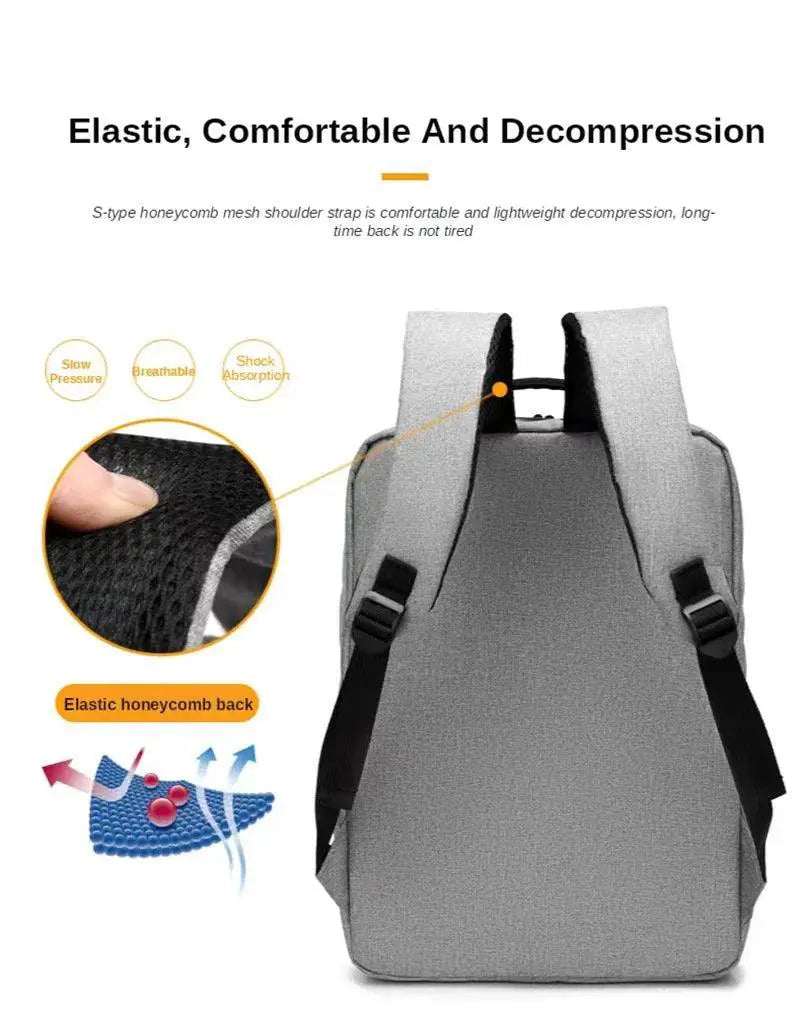 Multifunctional Waterproof Laptop Backpack With USB Charging