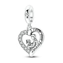 Sterling Silver Charm Family Love