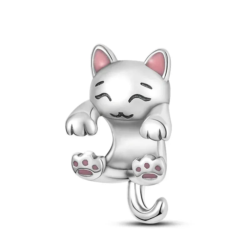 925 Silver Chameleon Glowworm Firefly Bead for Pandora