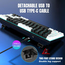 Mechanical Gaming Keyboard with Customizable RGB Lights