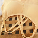 Sexy Women Tops Back Cross Strap Tank Running Sports Bra