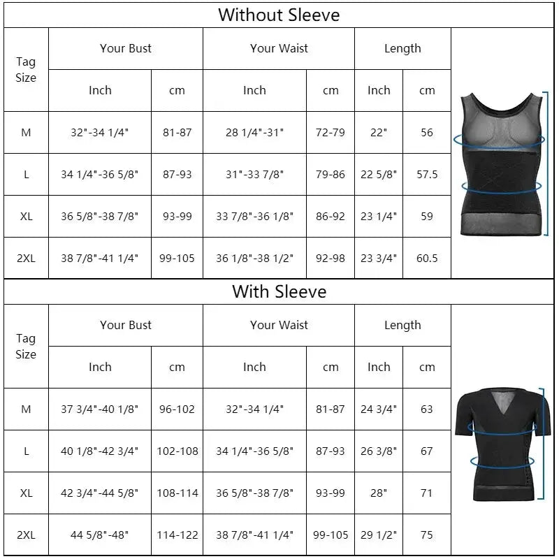 Men's Compression Shapewear Shirt for Tummy Control