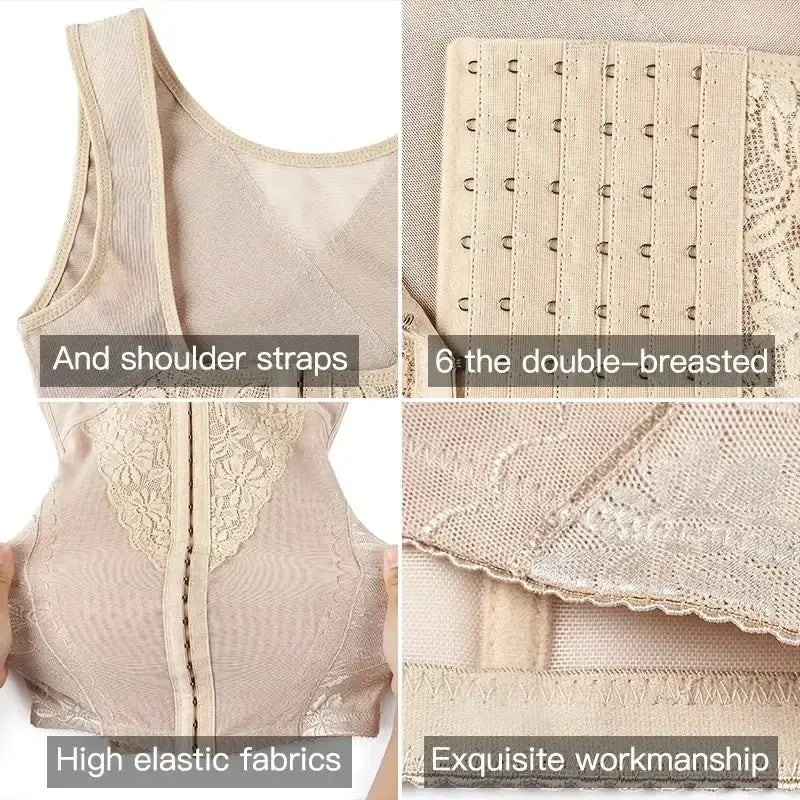 Women Waist Trainer Corset Bodysuit Push Up Slimming Belt