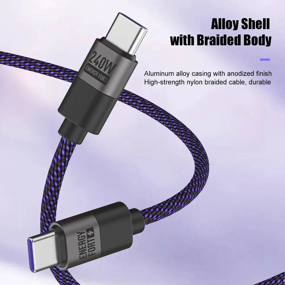 Braided USB C Cable - Charge — product view 4