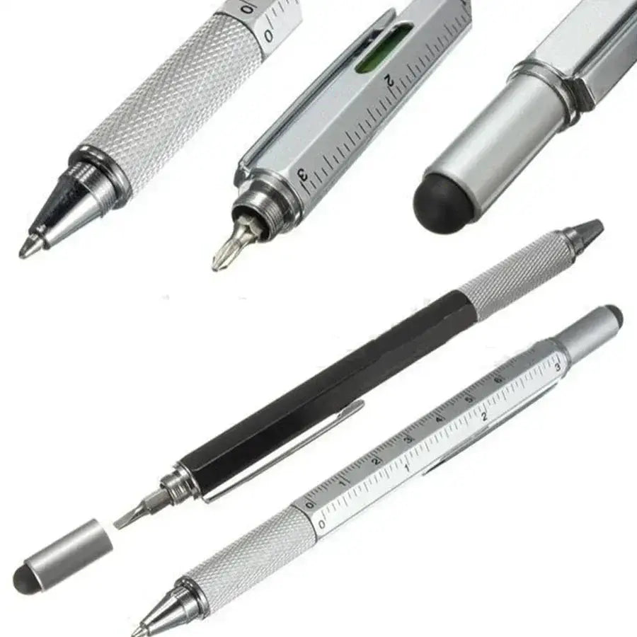 7 In 1 Multifunction Pen With Ruler And Screwdriver