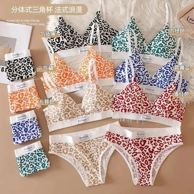 Leopard Print Bra Set Chic Comfy Lingerie Upgrade Now
