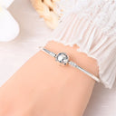 Cm Silver Bracelet Star Moon