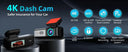 4K Night Vision Dash Cam For Safe Driving At Night