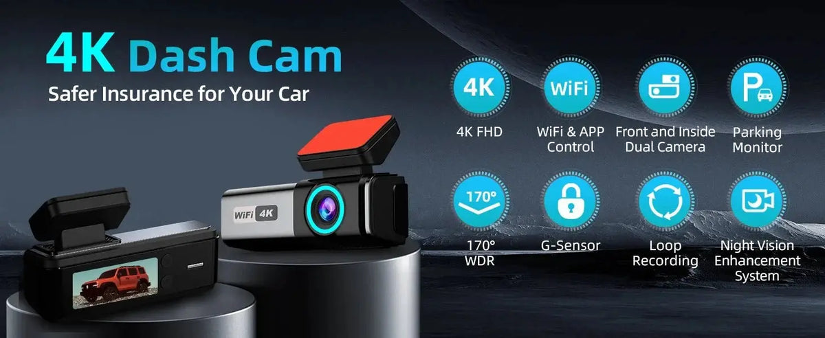 Night Vision Dash Cam - Safe Driving At Night — product view 11