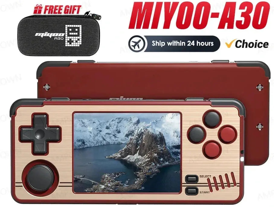 MIYOO A30 Handheld Game Console 2.8 Inch Retro Mini Gift