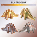 Tricolor Silk PLA Filament for Display Models