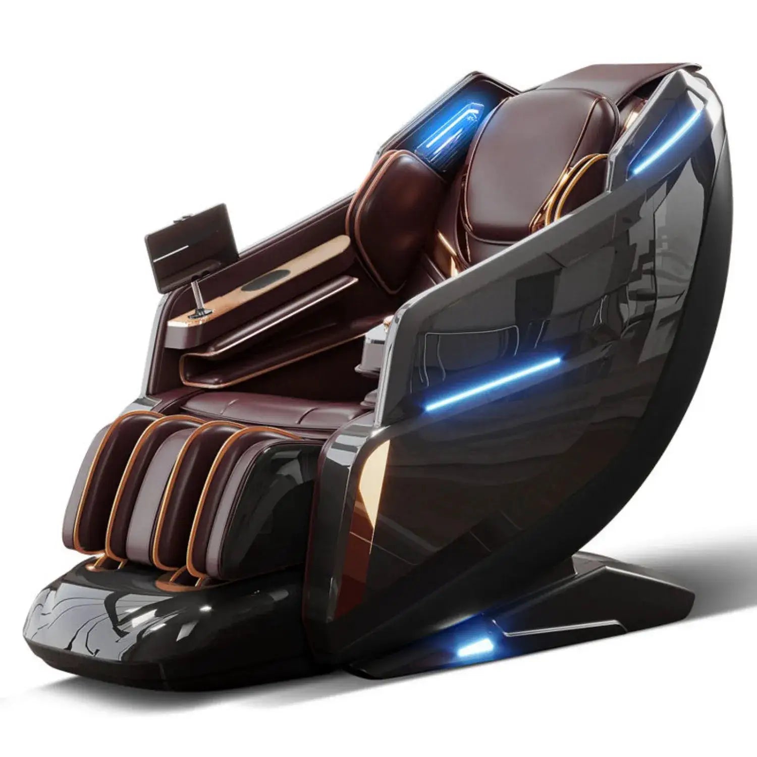4D Massage Chair SL Track Zero Gravity Full Body Airbag Shiatsu AI Voice Body Scan Back Heat Bluetooth Foot Roller Thai Stretch