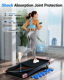 Under Desk Treadmill 2.5 HP Quiet Walking Pad Remote Control