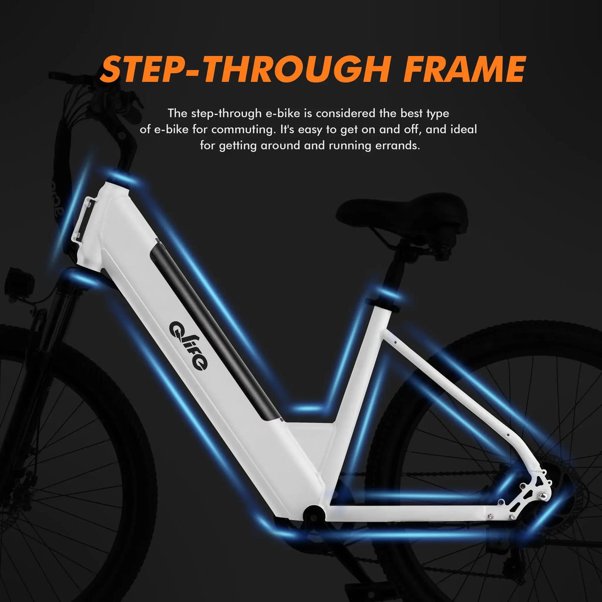 Qlife Steptthru Ebike - Long Range — product view 4