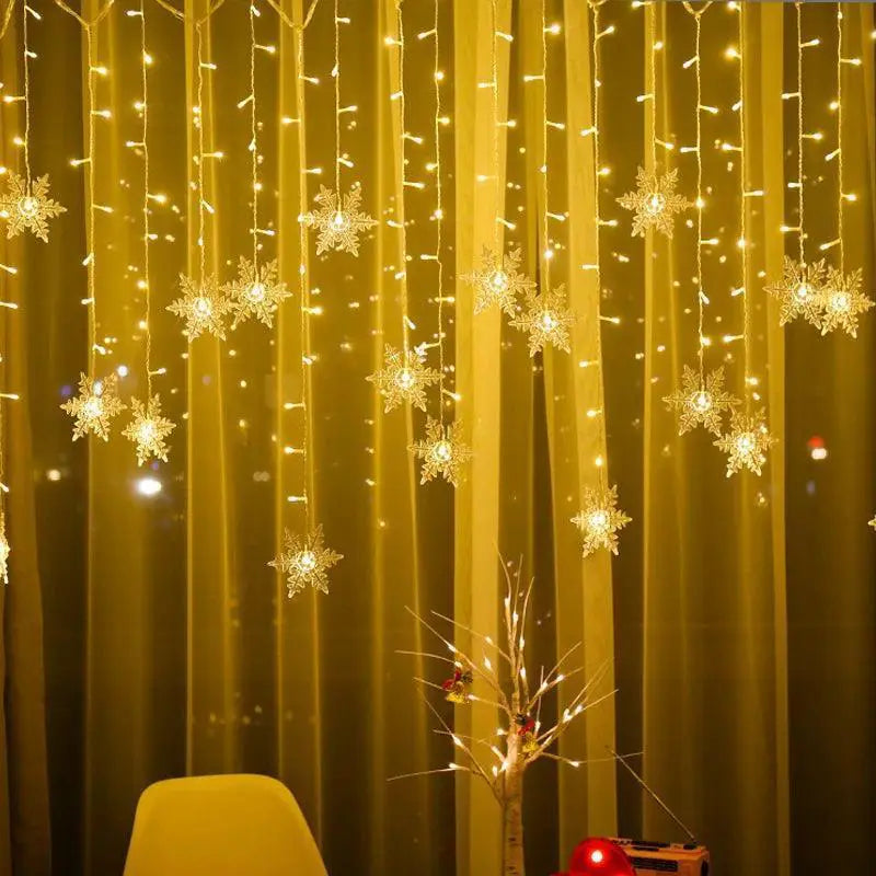 Enchanting LED Snowflake Lights for Magical Christmas Decor