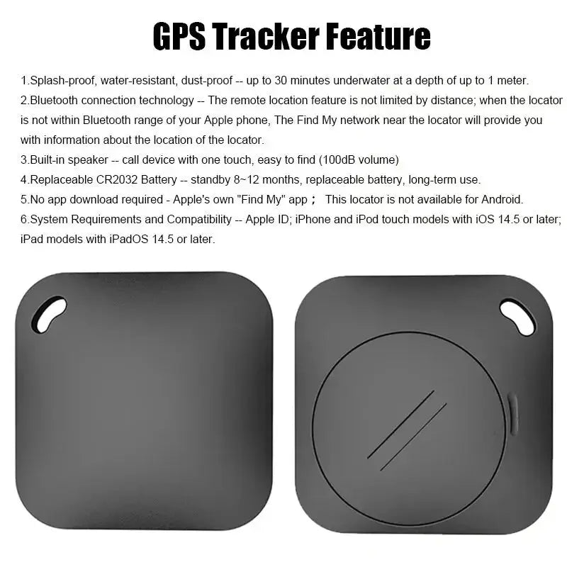 Smart Bluetooth GPS Tracker For Apple Find My Locator