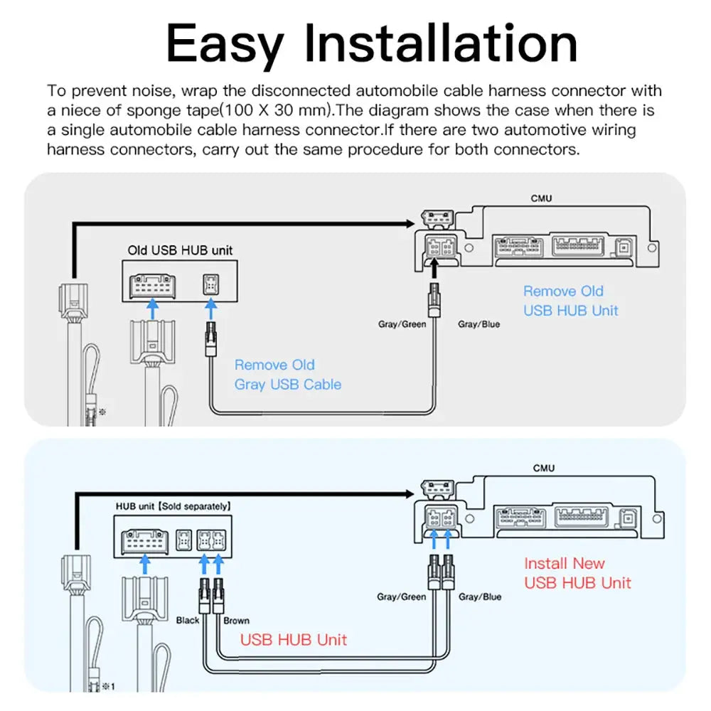 Type-C Wired Wireless CarPlay Android Auto USB Adapter for Mazda 2 3 6 CX3 CX5 CX8 CX9 MX5 Demio Miata TK78669U0C Retrofit Kit