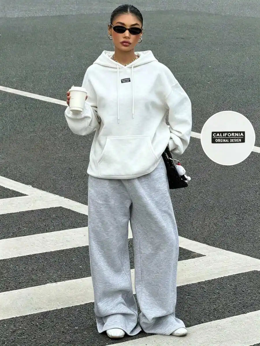 Long Sleeve Winter Hooded Sweatshirt