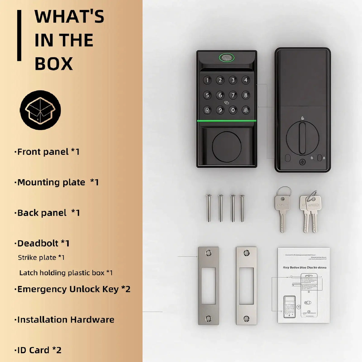 Keyless Smart Lock - Fast Touch Entry — product view 4